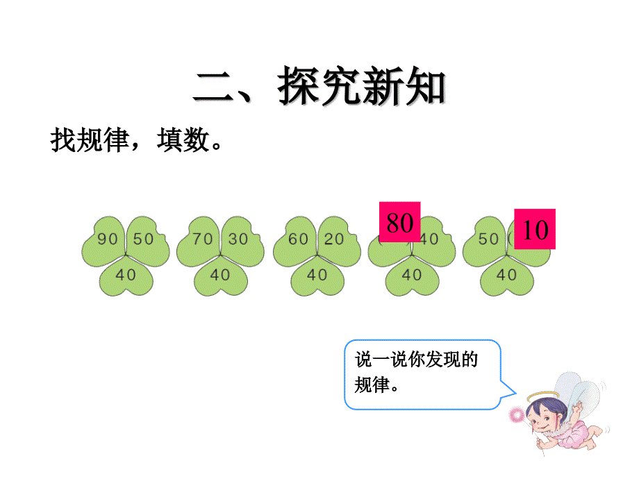 人教版一年级下册第七单元数字找规律例4_第3页