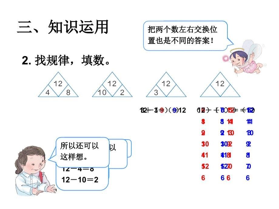 人教版一年级下册第七单元数字找规律例4_第5页