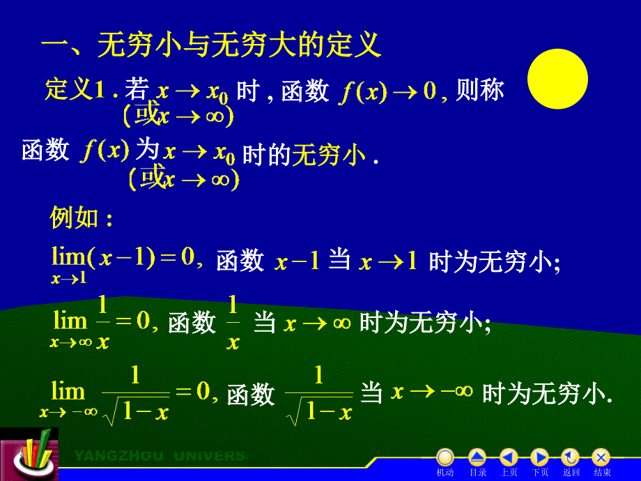 高等数学上册  教学课件 ppt 作者 蒋国强第1章 D1_4无穷小与无穷大_第2页