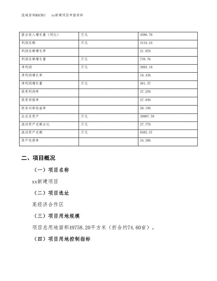 (投资17334.48万元，75亩）xx新建项目申报材料_第5页