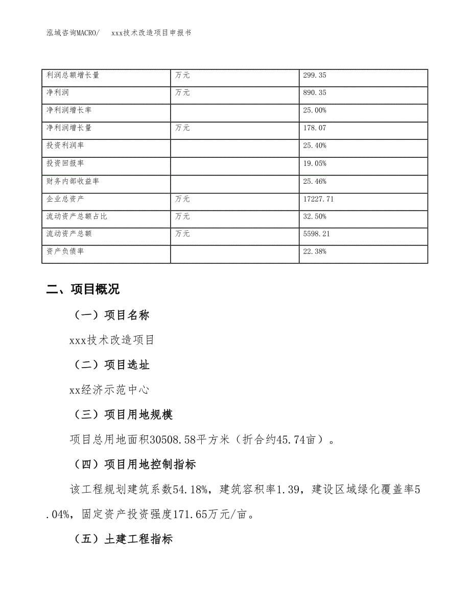 (投资9203.48万元，46亩）xxx技术改造项目申报书_第5页