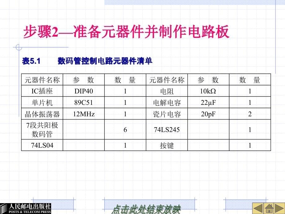 单片机实用技术教程 教学课件 PPT 作者 杨宏丽 项目5  学习显示接口_第5页