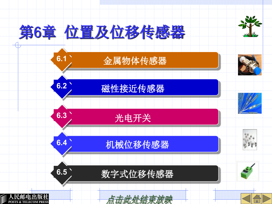 传感器应用 教学课件 PPT 作者 于彤 6章-位置_第1页