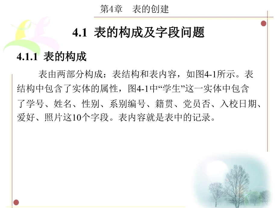 Access数据库教程 教学课件 ppt 作者 李春迎 1-8 第4章_第2页