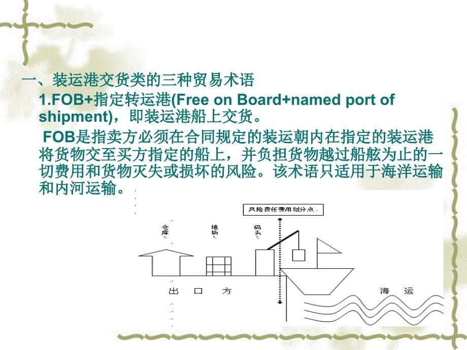 国际贸易理论与实务 教学课件 ppt 作者  元克 邱心显 赵敏 第二章 国际贸易术语_第5页