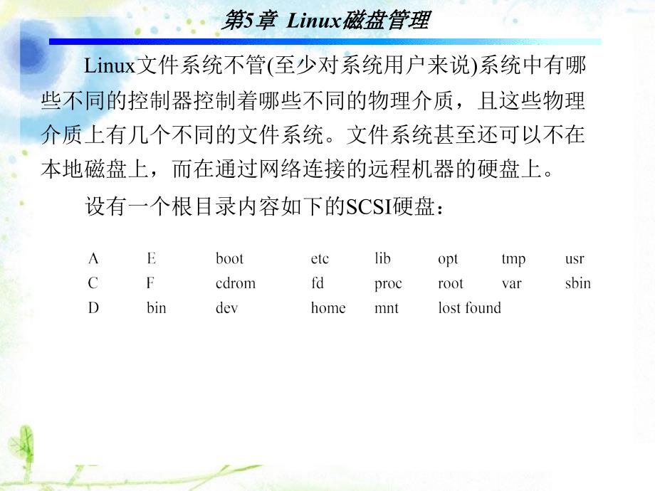 Linux操作系统 教学课件 ppt 作者 孙斌 1-5 第5章_第4页