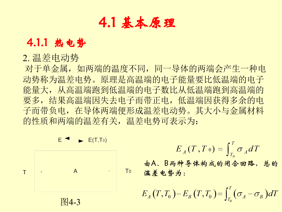 传感器与检测技术 教学课件 ppt 作者  魏学业 第4章 热电偶传感器_第4页