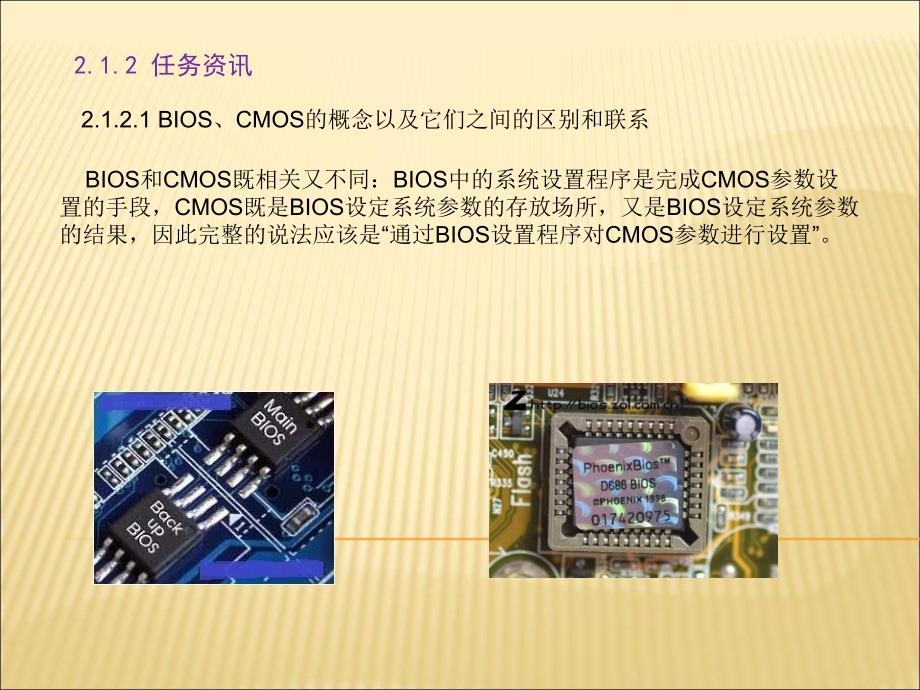 计算机组装与维护 教学课件 ppt 作者 陈国先 项目2 CMOS参数设置和硬盘分区_第3页