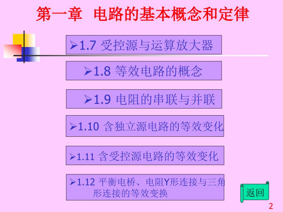 付明玉-电路分析（第二版）电子教案 第1章 电路的基本概念和定律_第2页