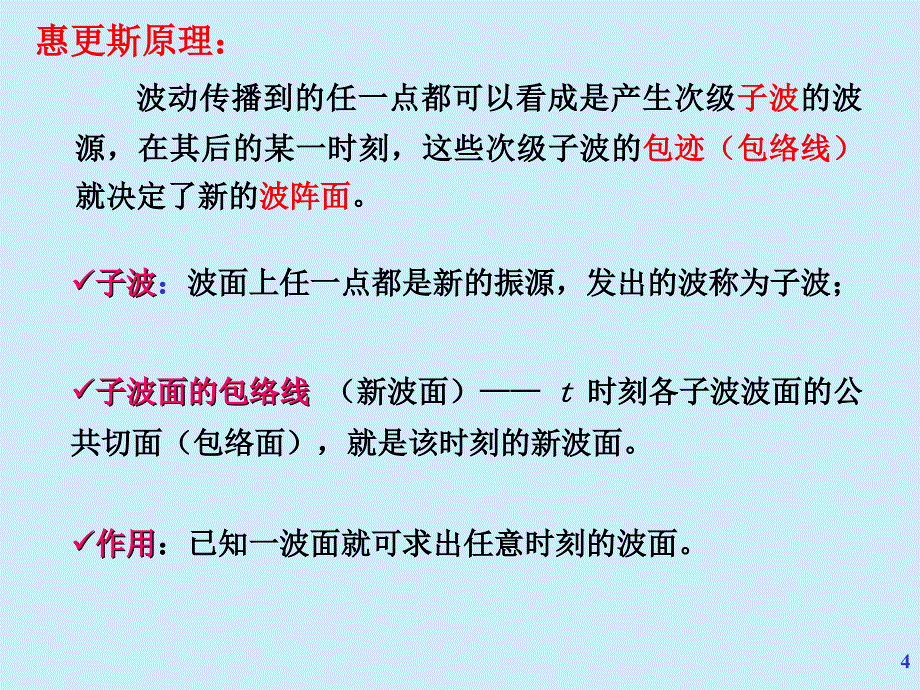 大学物理 少学时  第3版 教学课件 ppt 作者 张宇 第11章 波动02 波的能量  惠更斯原理_第4页