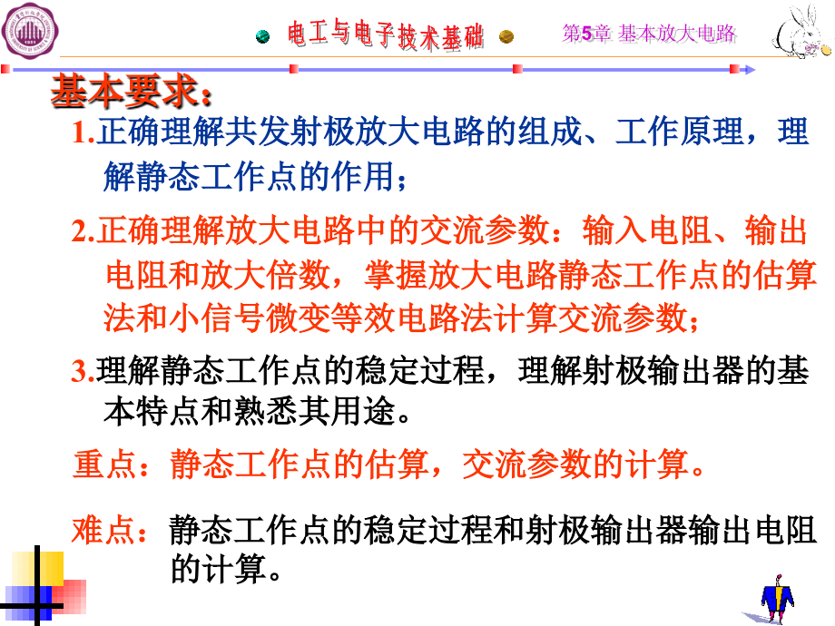 电工与电子技术基础-电子教案-苑尚尊 第5章 基本放大电路_第3页