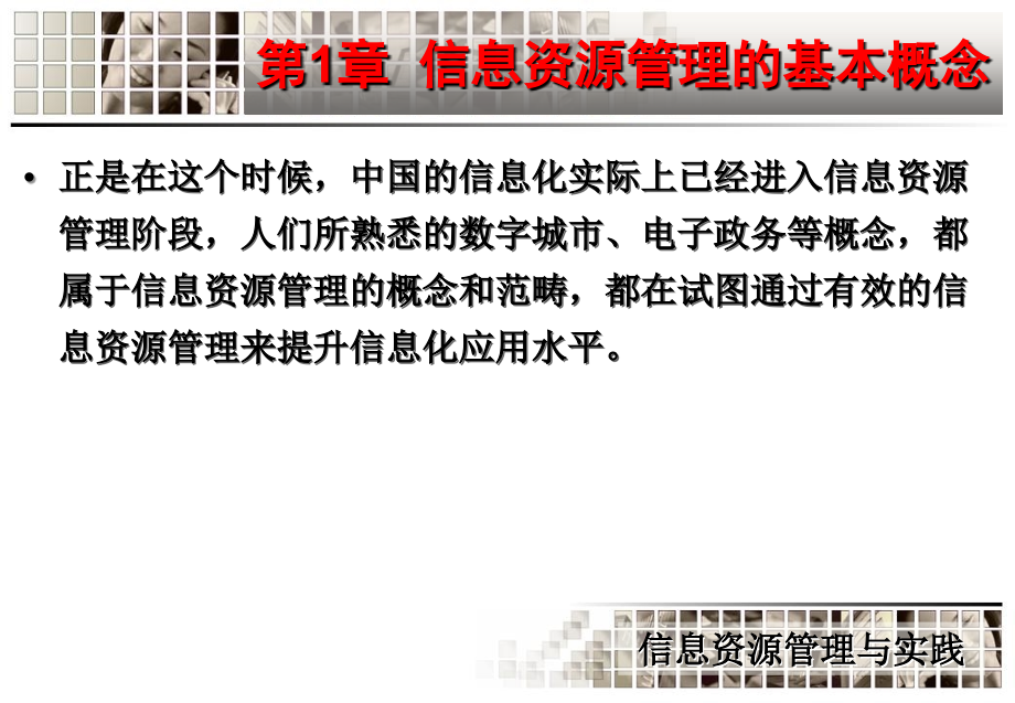 信息资源管理与实践 教学课件 ppt 作者 周苏 信息资源管理-第1章 基本概念-2_第4页