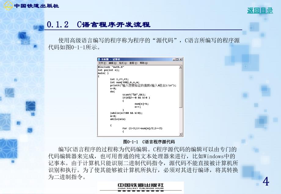 C语言程序设计案例教程  教学课件 ppt 作者 沈大林 等 第0章_第4页