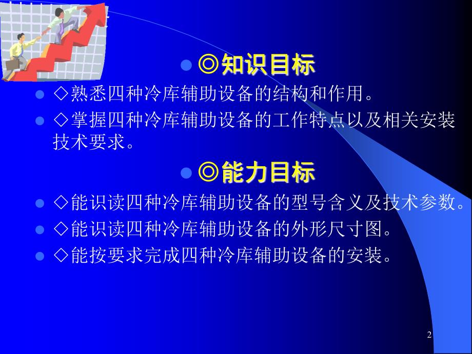 冷库的安装与维护 教学课件 ppt 作者 邓锦军 4《冷库的安装与维护》第二单元 课题四 辅助设备的安装_第2页