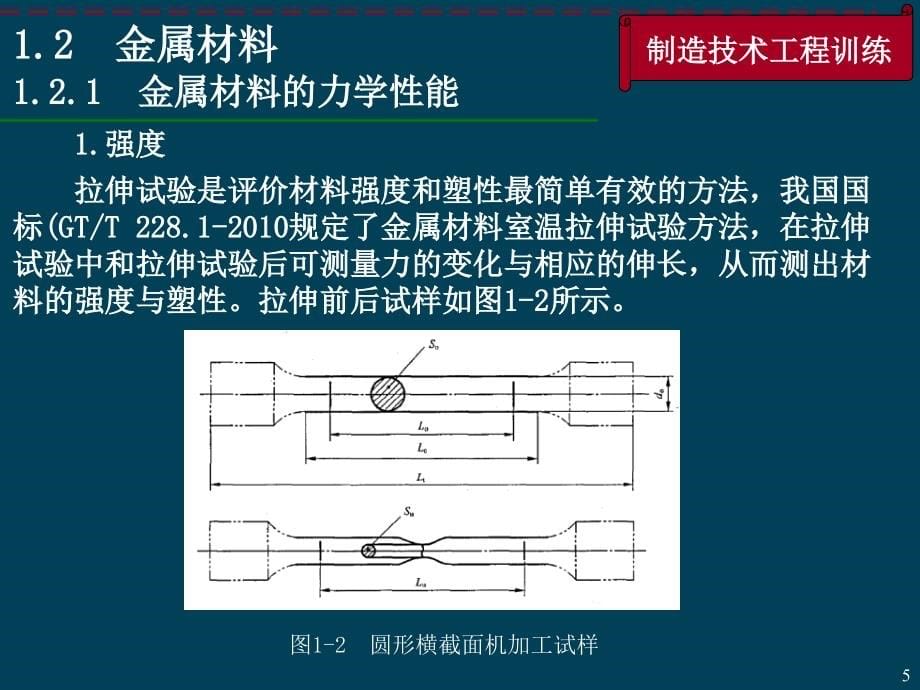 制造技术工程训练 教学课件 ppt 作者 朱华炳 第1章 工程材料及热处理_第5页