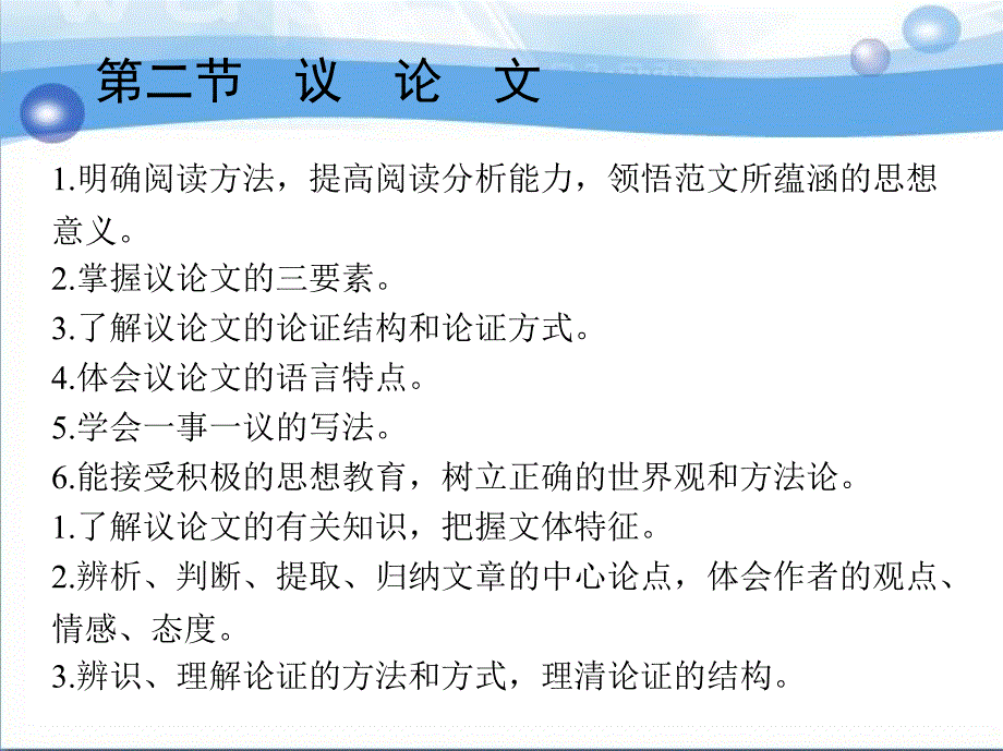 实用语文 任务驱动模式  教学课件 ppt 作者 章振国 李小和 1_第二节　议　论　文_第4页