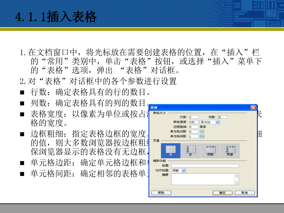 《Dreamweaver 8基础与实例教程》-马宪敏-电子教案 第4章_第4页