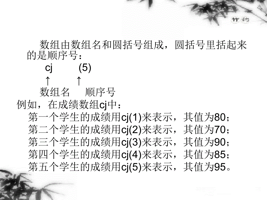 Visual Basic 2005程序设计 教学课件 ppt 作者  丁爱萍 第6章  数    组_第3页