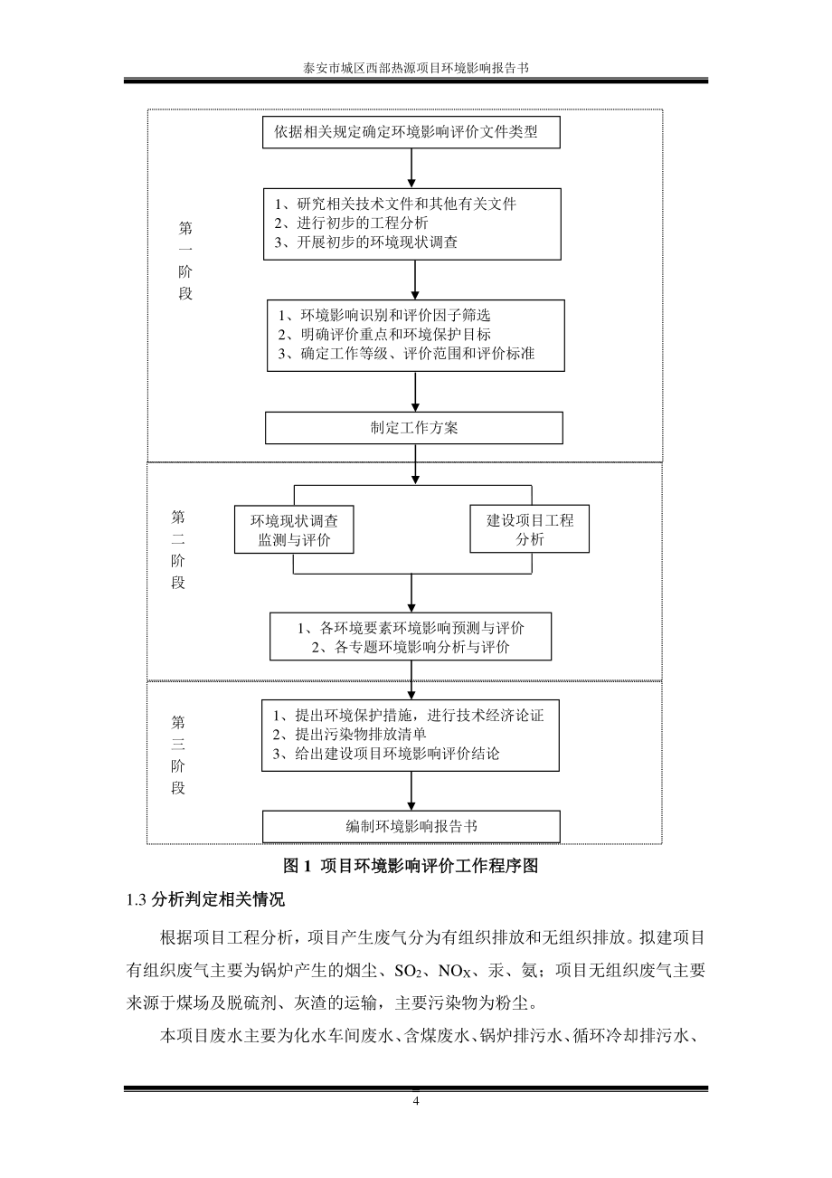 泰安市城区西部热源项目环境影响报告书_第4页