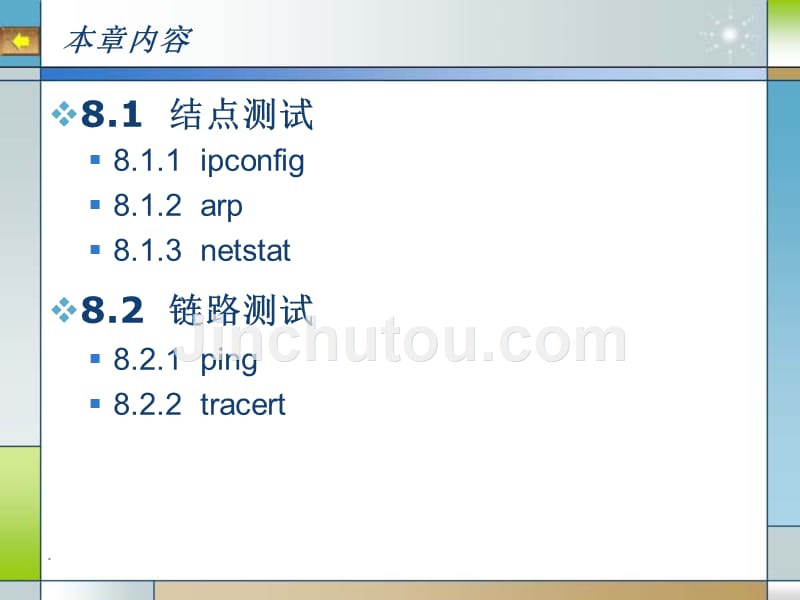 《网络管理与维护技术》-苏英如-电子教案 08第8章 IP测试_第3页