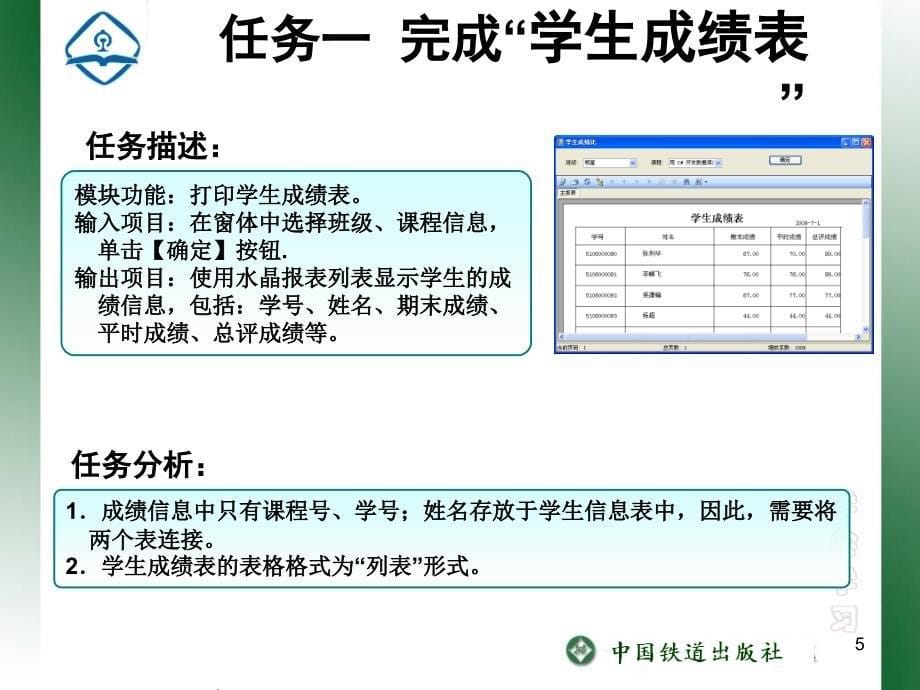 数据库应用与开发教程（ADO.NET+SQL Server 单元05 统计与报表_第5页