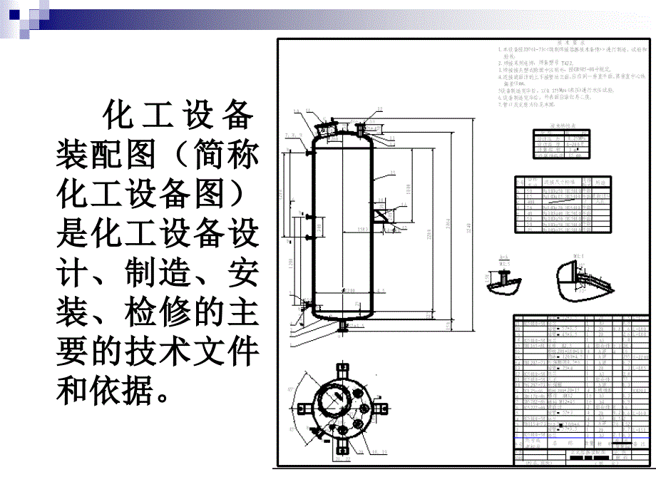 化工设备机械基础应用教程 教学课件 ppt 作者 蔡晓君 第3章 化工生产常用图样简介3_第2页