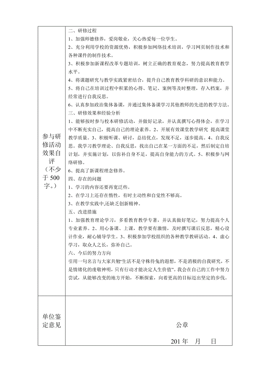 教师继续教育线下研修模板_第2页