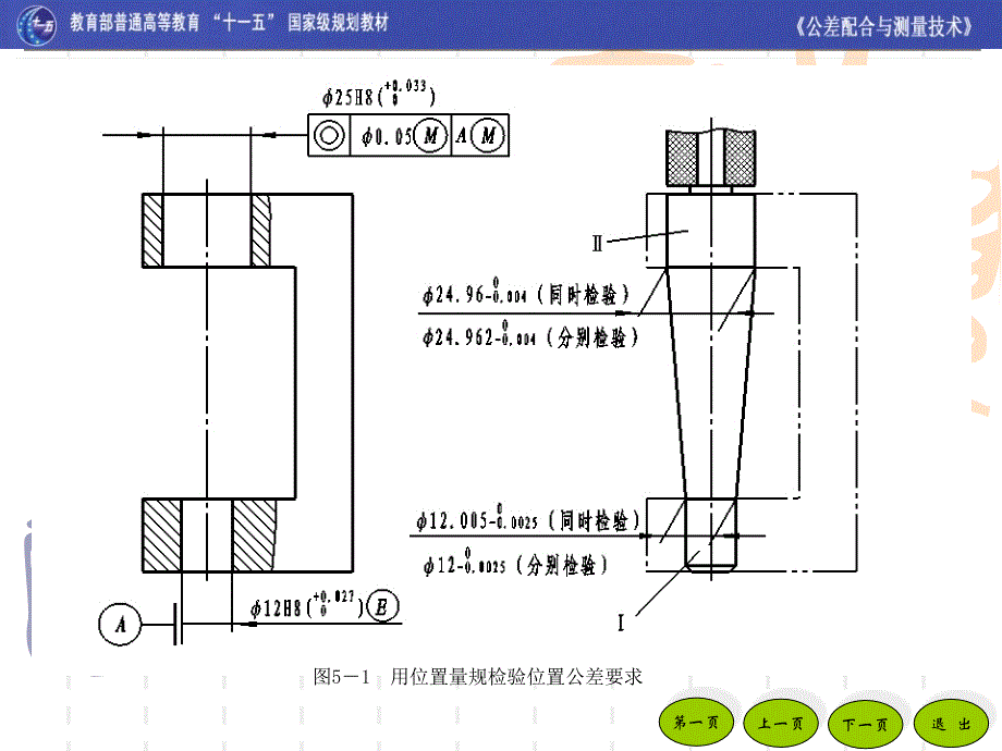 公差配合与测量技术第2版 教学课件 ppt 作者 黄云清 主编 第05章 位置量规_第3页