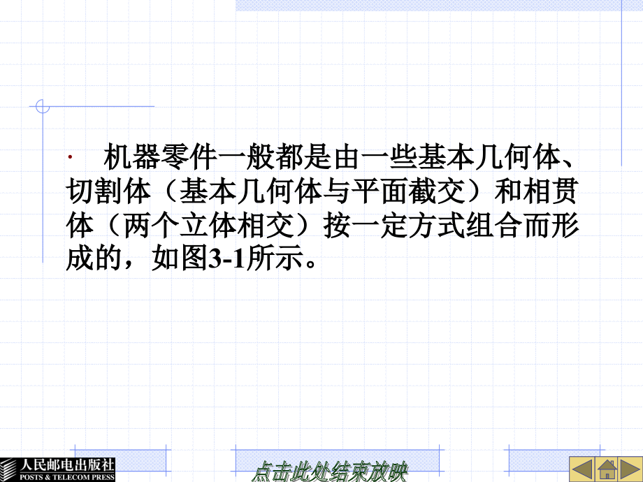 汽车机械识图 工业和信息化高职高专“十二五”规划教材立项项目  教学课件 ppt 作者  房芳 陈婷 李东兵 28460-模块三立体的投影 _第2页