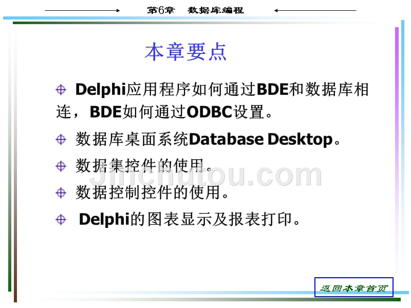《Delphi 6程序设计及其应用开发》电子教案 第6章  数据库编程_第2页