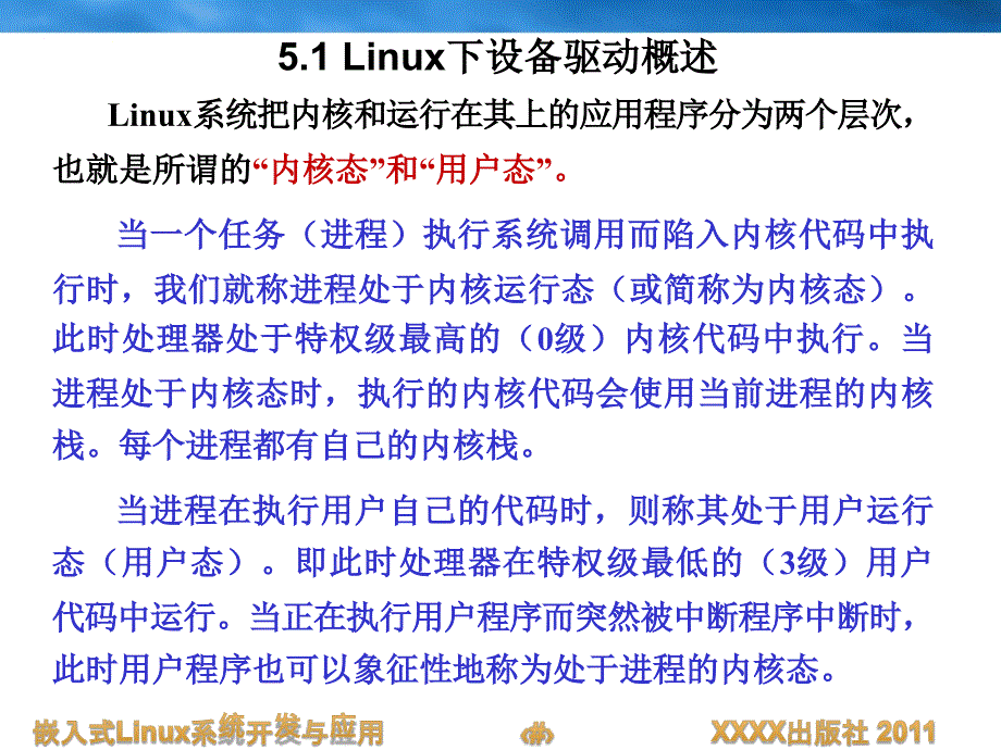 嵌入式Linux系统开发与应用 教学课件 ppt 作者 康维新 第5章 嵌入式设备驱动_第3页