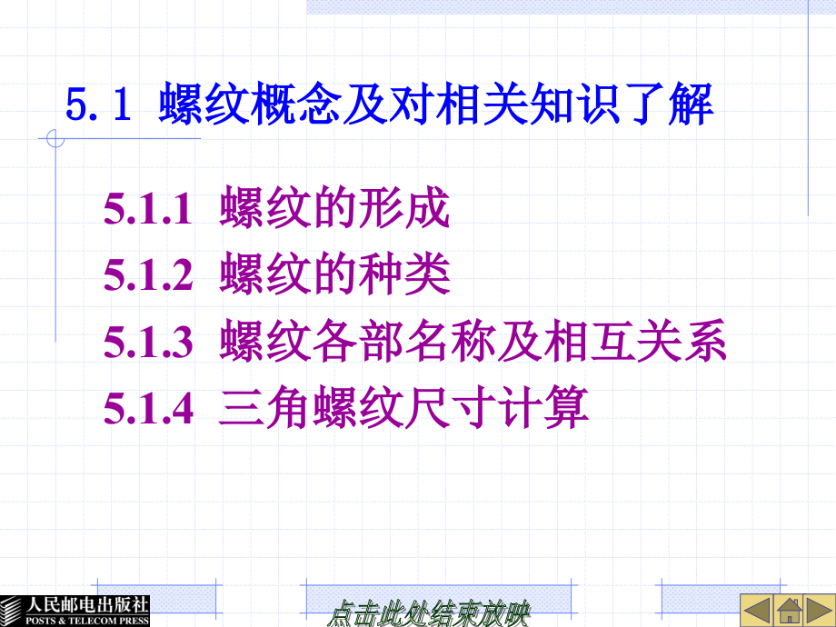 金工实训 工业和信息化高职高专“十二五”规划教材立项项目  教学课件 ppt 作者  周兰菊 项目五螺纹加工_第2页