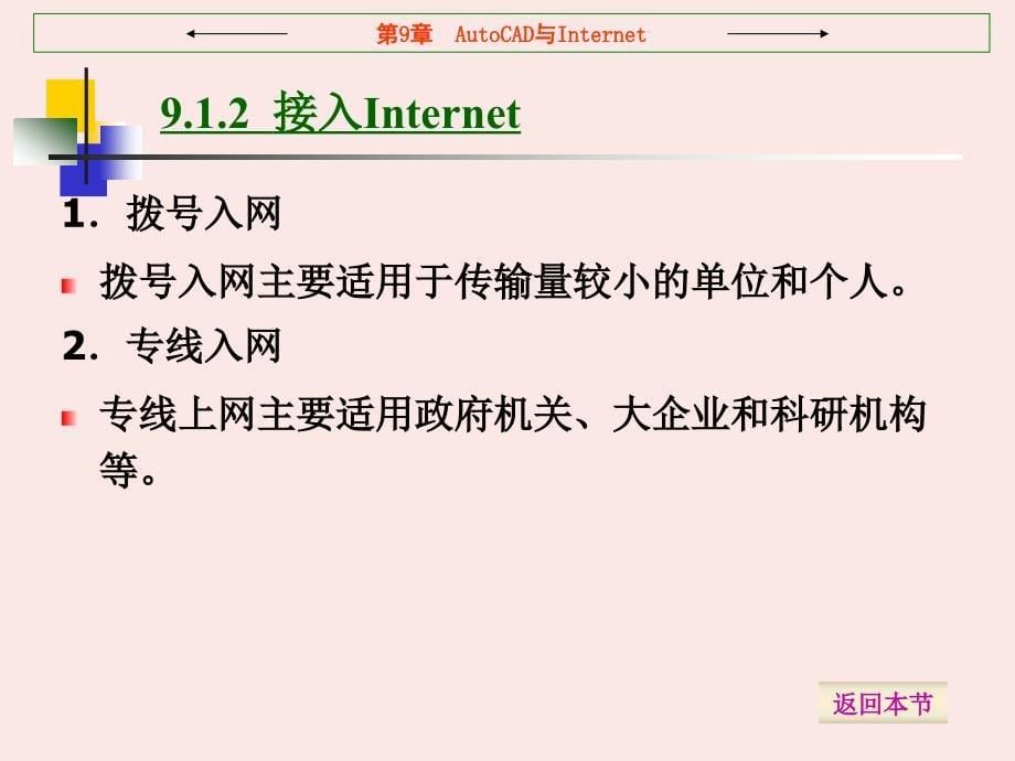 《AutoCAD 2002应用教程》电子教案 第9章  AutoCAD与Internet_第5页