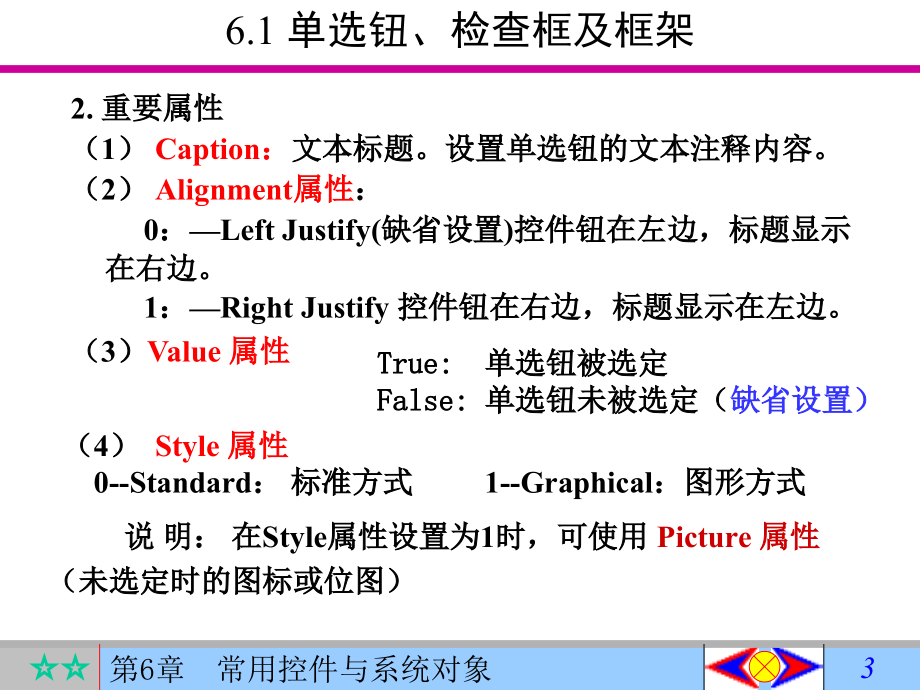 Visual Basic 6.0程序设计教程 第4版  普通高等教育“十一五”国家级规划教材  教学课件 ppt 作者  罗朝盛 第6章 常用控件与系统对象_第3页