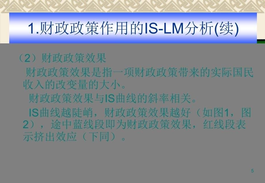 西方经济学 教学课件 ppt 作者  潘新兴 张忠德 第十章 宏观经济政策_第5页