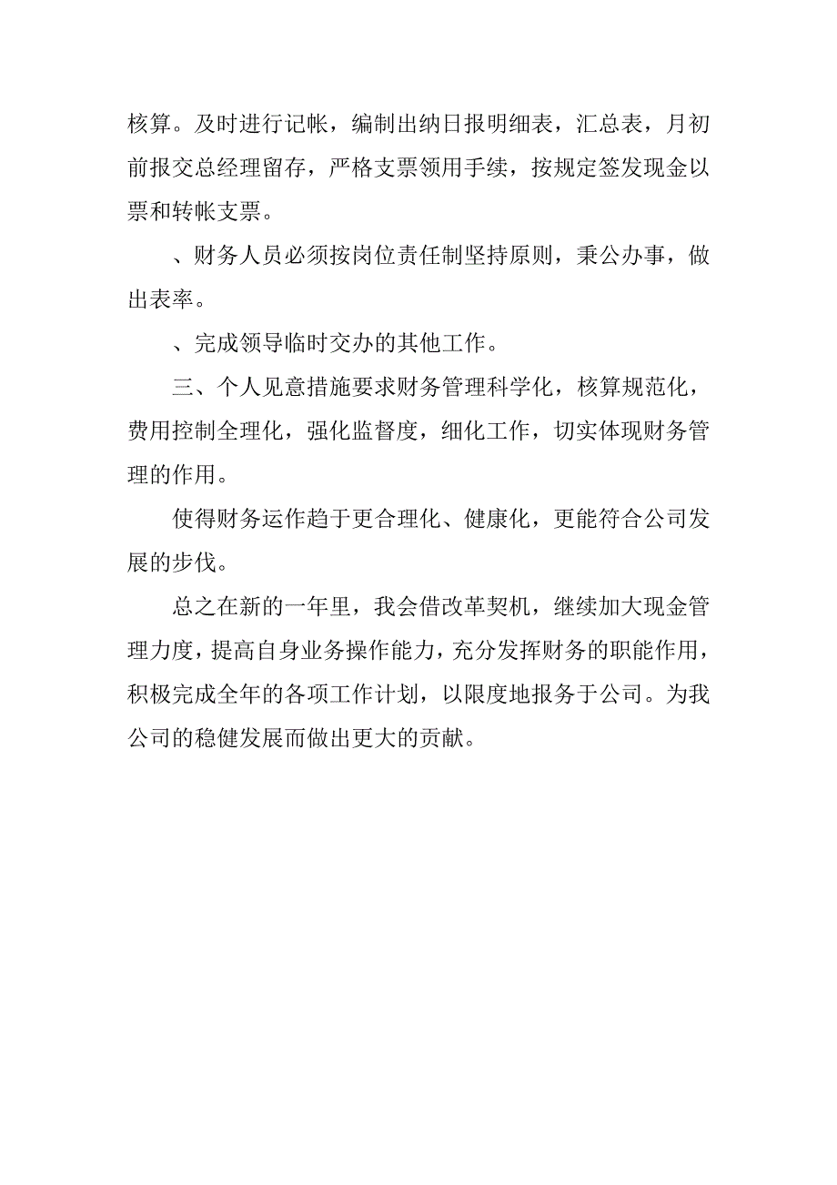 最新财务出纳人员工作计划_第2页