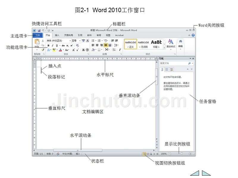 计算机导论（基于Windows 7+Office 2010）-电子教案-柳青 第2章 基于Word 2010的文字处理_第3页