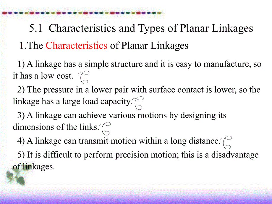 机械原理 英汉双语  教学课件 ppt 作者 张春林 Chapter 5 Synthesis of Planar Linkages_第2页