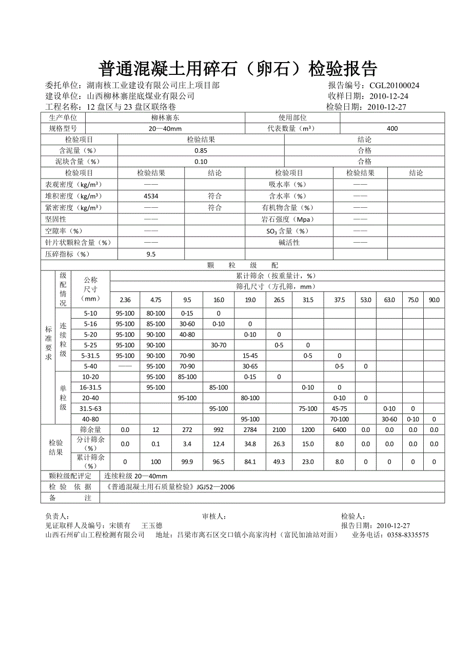 水泥物理性能检验报告28914_第4页