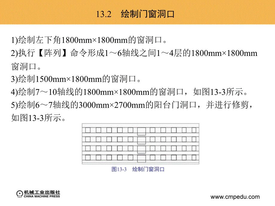 建筑AutoCAD2009中文版 教学课件 ppt 作者 陈剑锋 第13章　绘制建筑立面图_第4页