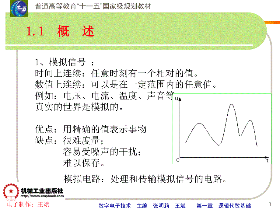 数字电子技术 教学课件 ppt 作者 张明莉 ch1.1_第3页