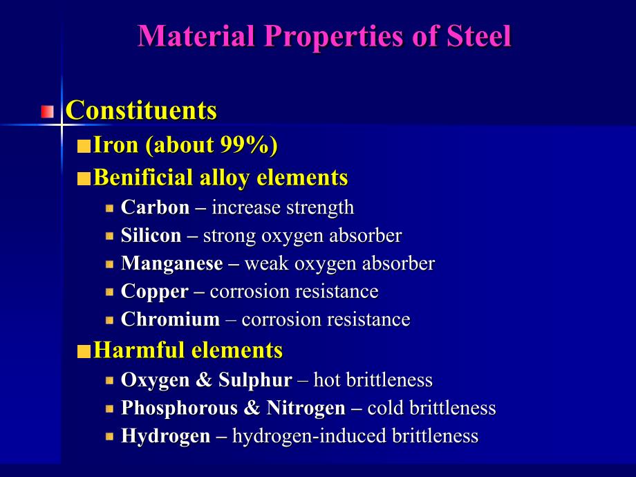 土木工程专业英语 教学课件 ppt 作者 陈瑛 2.3 & 2.4 Steel Materials &Steel Types_第2页