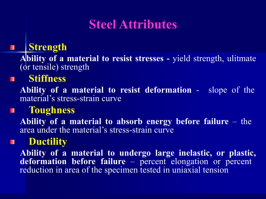 土木工程专业英语 教学课件 ppt 作者 陈瑛 2.3 & 2.4 Steel Materials &Steel Types_第3页