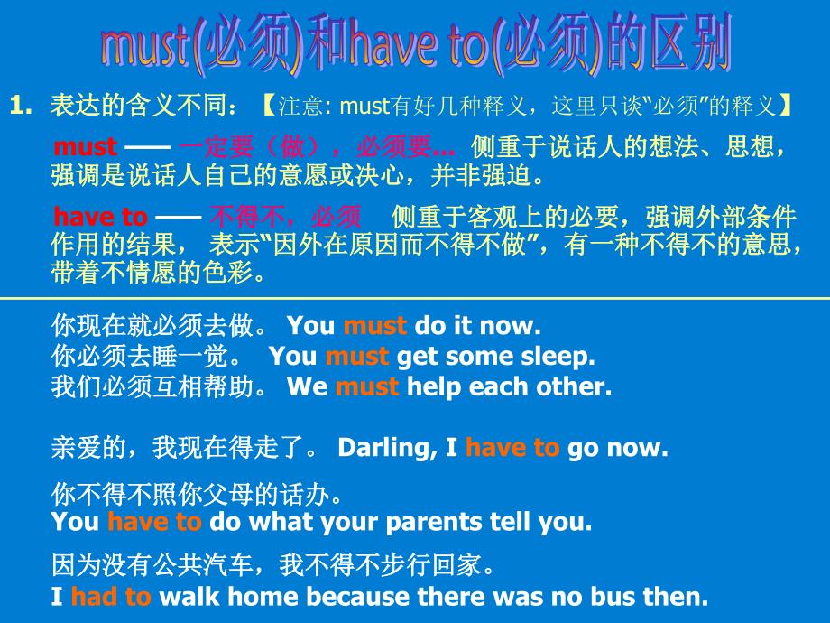 must(必须)和have to(必须)的区别_第1页