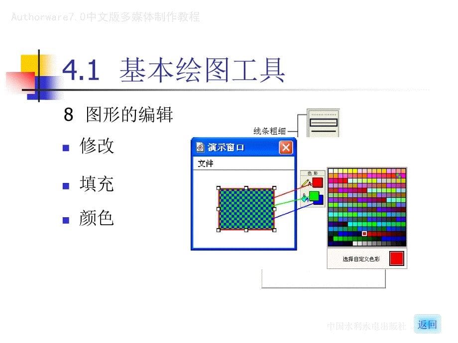 《Authorware 7.0中文版多媒体制作教程》-李智鑫-电子教案  Authorware7.0中文版多媒体制作教程 _4_第5页