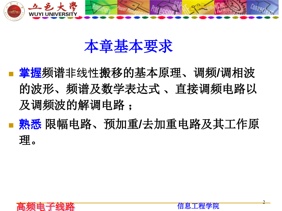 高频电子线路 教学课件 ppt 作者  廖惜春 第6章 非线性频谱搬移技术与电路_第2页