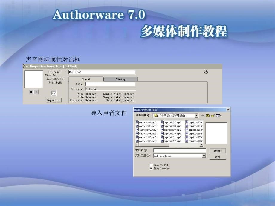 Authorware 多媒体制作　教学课件 ppt 作者 王海鹏 等 authorware7_08_第5页