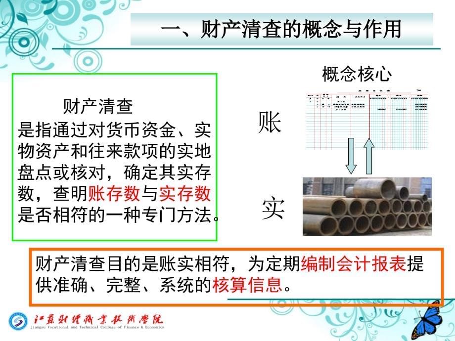 基础会计 教学课件 ppt 作者 孔德军 沈艾林 第七章 财产清查_第5页