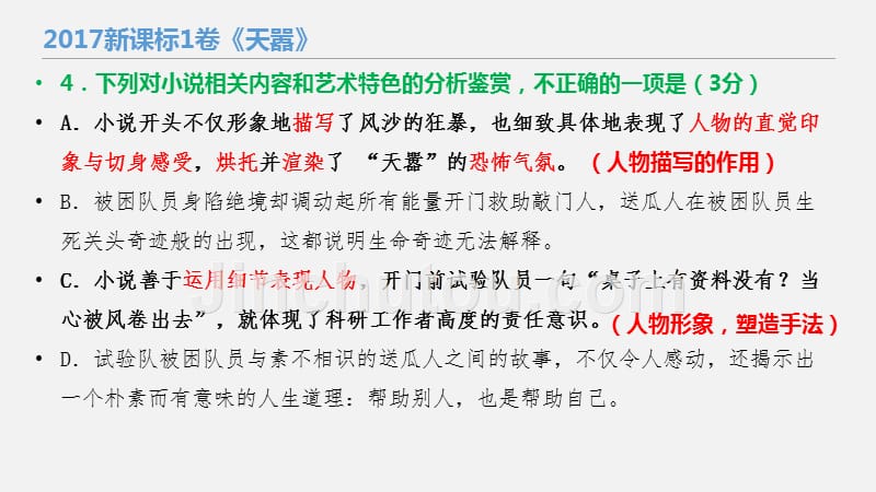 湖南省高三语文复习课件：人物形象概括与分析_第4页