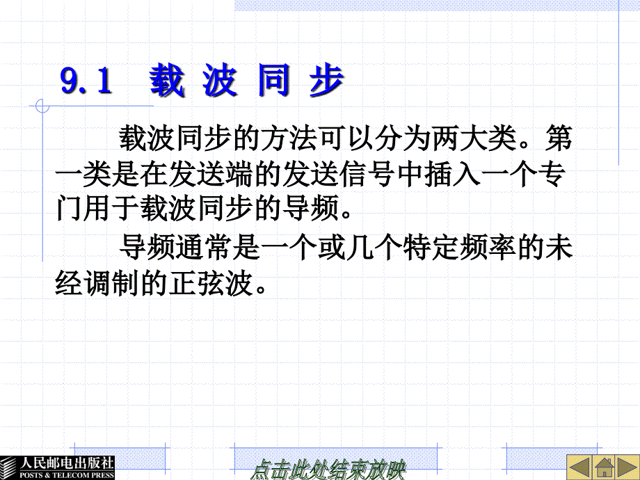 现代通信原理 教学课件 PPT 作者 樊昌信 第9章  同    步_第4页